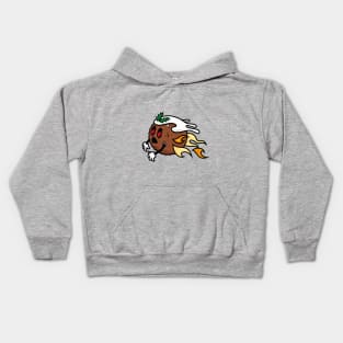 Flying Christmas Pudding Kids Hoodie